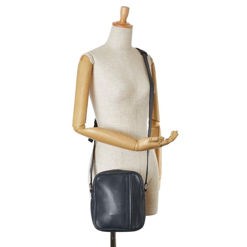 GUCCI（グッチ） ショルダーバッグ 246382 ダークグレー レザー