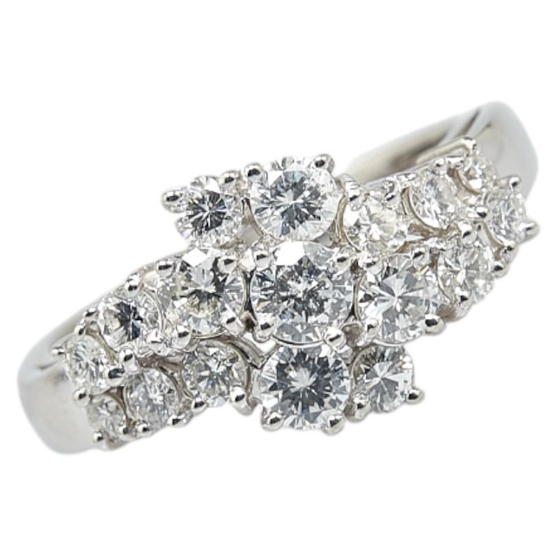 Pt900 プラチナ ダイヤ0.97ct リング 指輪 レディース 9.5号 中古  