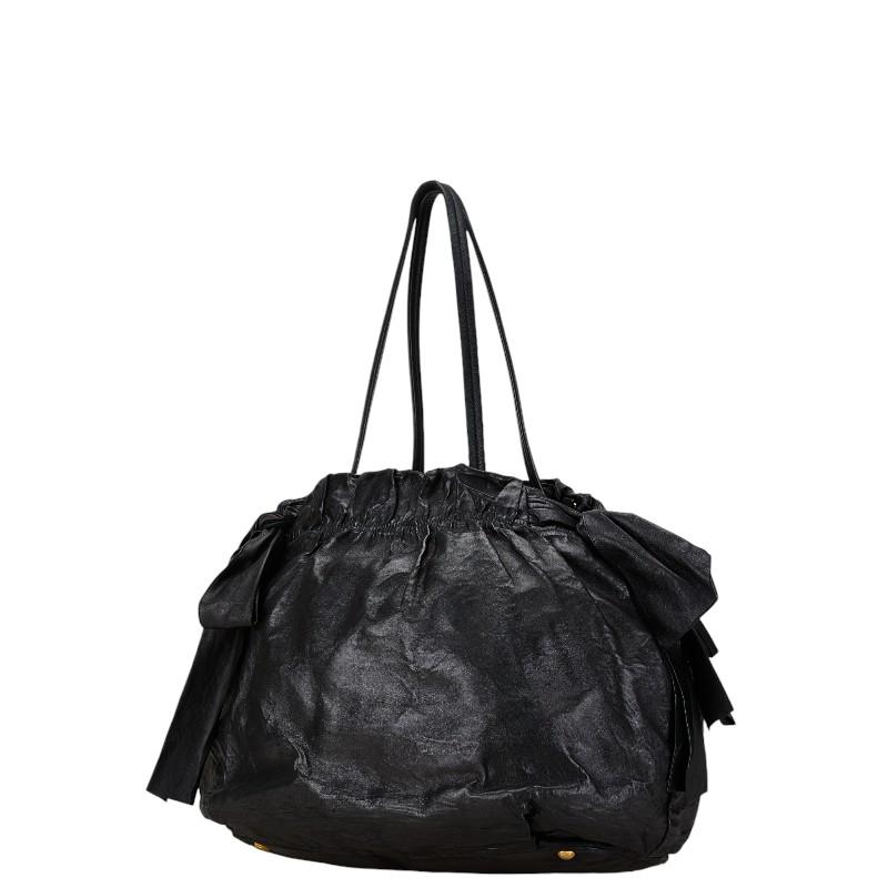 PRADA プラダ リボン ハンドバッグ ショルダーバッグ 2WAY PRADA プラダ リボン ハンドバッグ ショルダーバッグ 2WAY