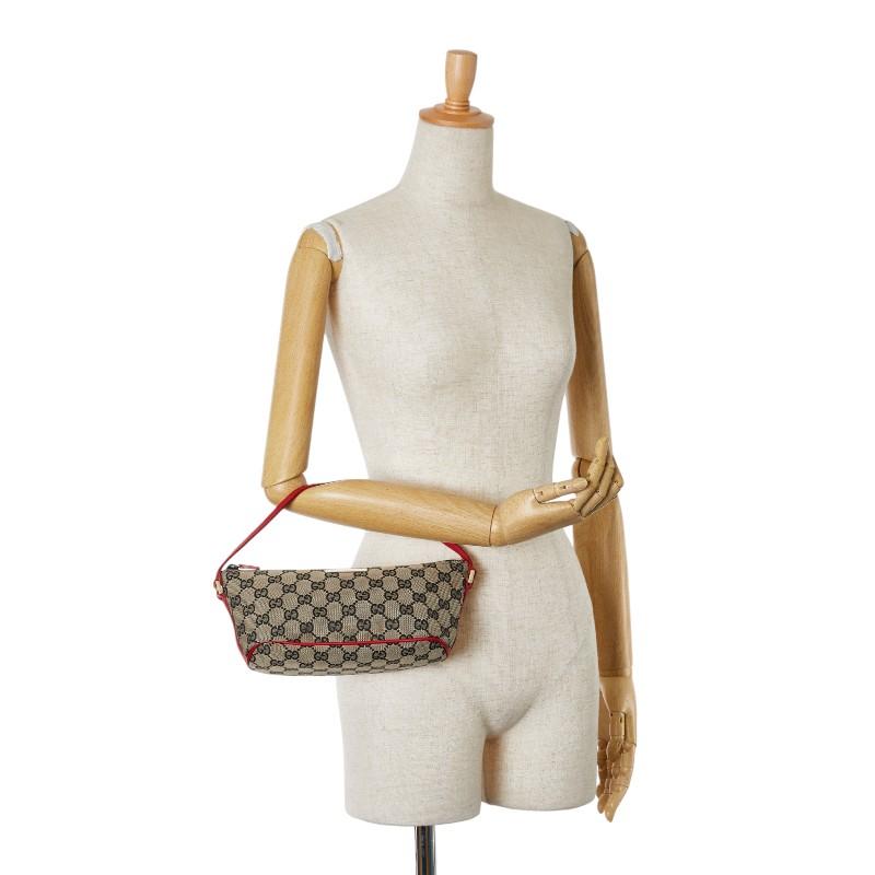 GUCCI（グッチ） GGキャンバス ワンショルダーバッグ ハンドバッグ