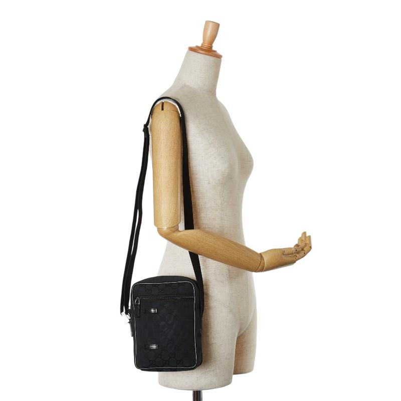 GUCCI グッチ ショルダーバッグ GG 018・1619 キャンバス/レザー