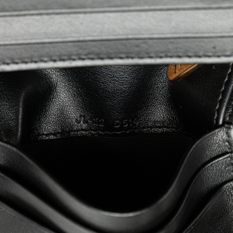 【未使用】サルヴァトーレフェラガモ 二つ折り財布 レザー ガンチーニ ブラック FERRAGAMO（フェラガモ） Salvatore Ferragamo 財布 二つ折り財布