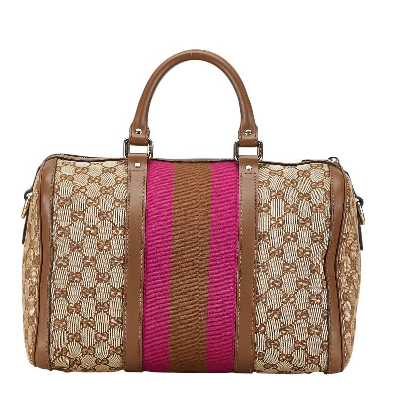 GUCCI グッチ GGキャンバス ボストンバッグ ショルダーバッグ GUCCI グッチ GGキャンバス ボストンバッグ ショルダーバッグ