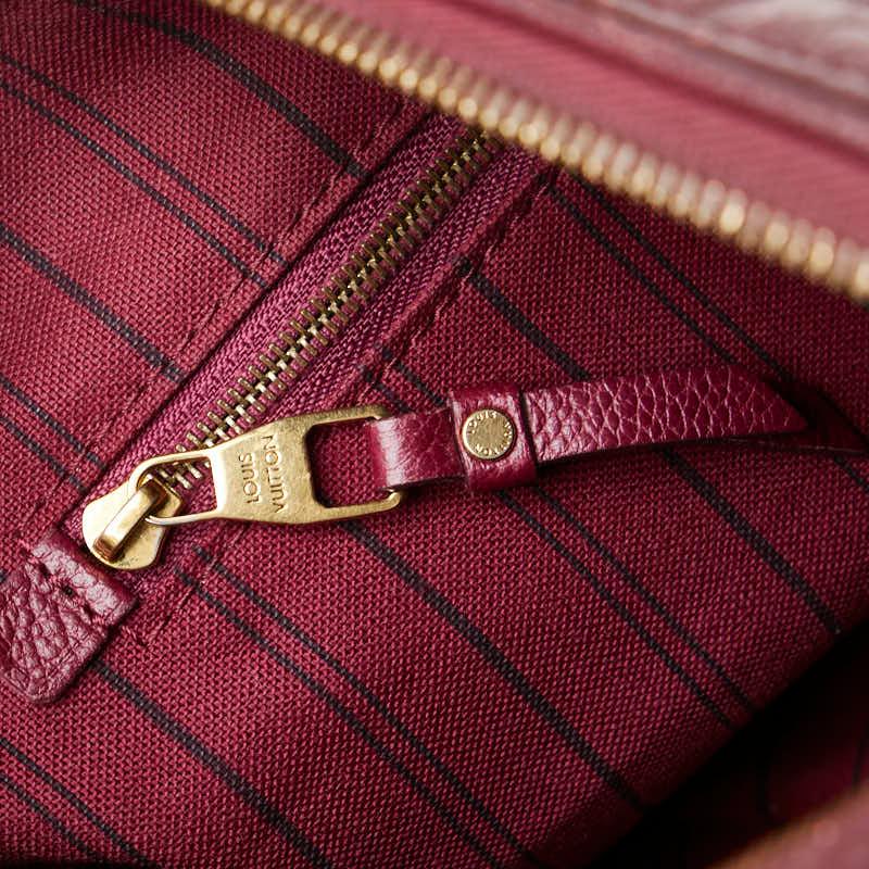 ルイヴィトン スピーディ25 モノグラム アンプラント レッド M40827