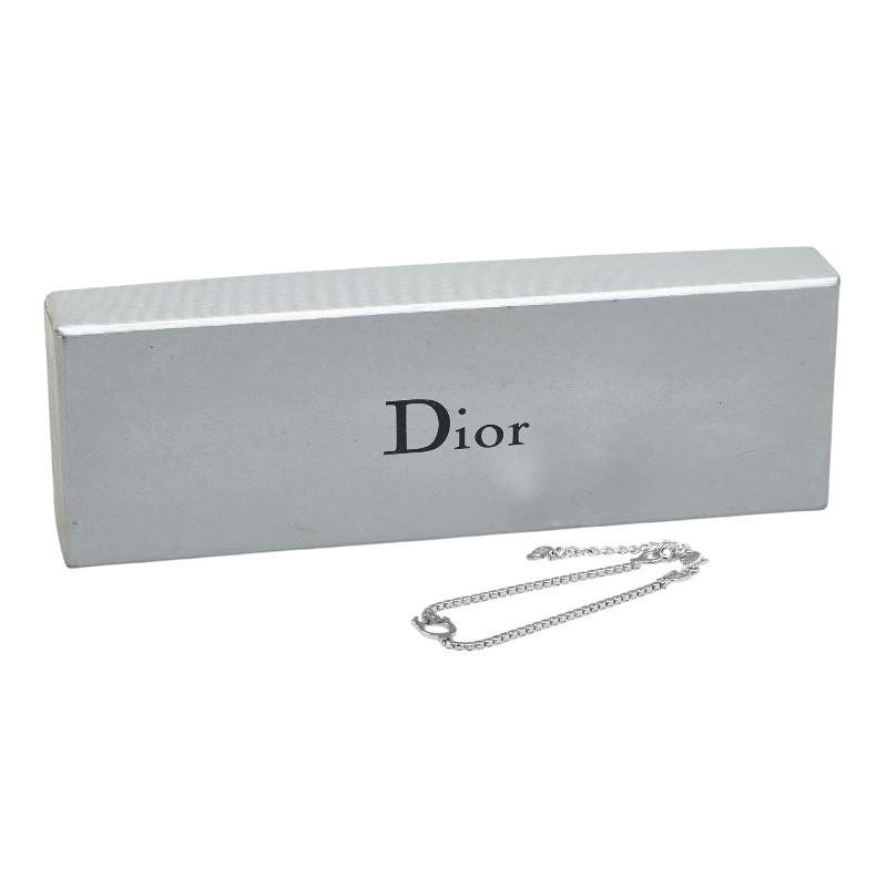 Dior シルバー チェーンブレスレット【中古美品】 Dior シルバー チェーンブレスレット【中古美品】 中古・古着