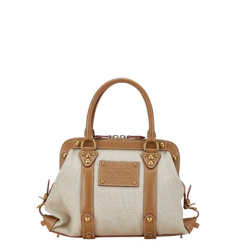 LOUIS VUITTON ルイ ヴィトン サックドニュイ ハンドバッグ ベージュ 