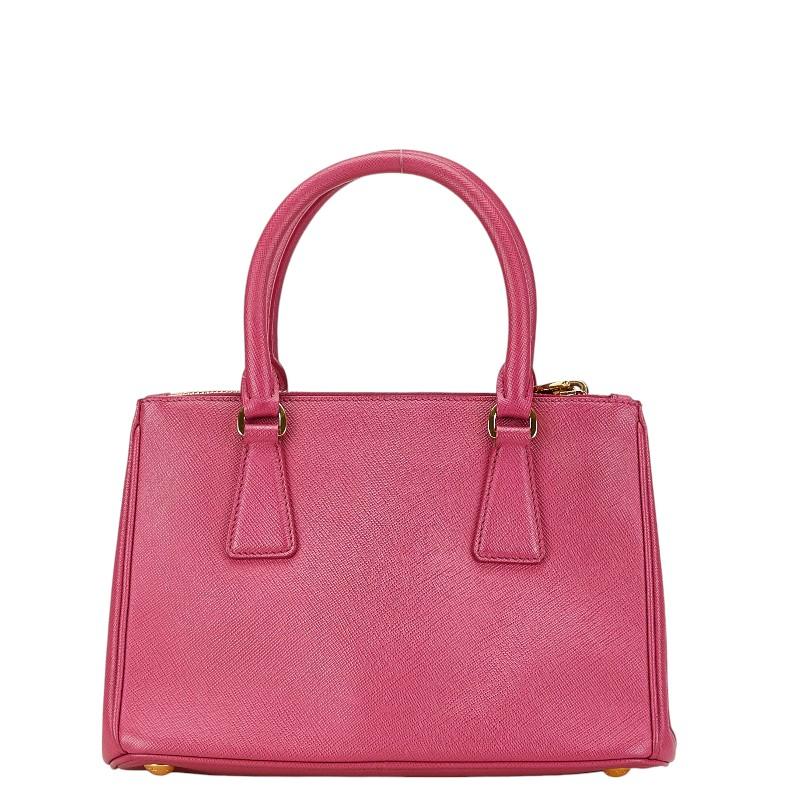 本物 プラダ PRADA ガレリア 2WAY ショルダーバッグ ハンドバッグ ポシェット レザー ピンク BN1801 Galleria バッグ 中古・ 本物 プラダ PRADA ガレリア 2WAY ショルダーバッグ ハンドバッグ