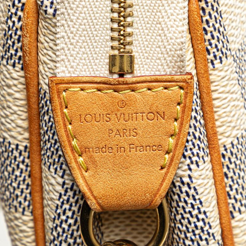 ルイ ヴィトン ダミエ アズール エヴァ チェーン ショルダーバッグ ハンドバッグ N55214 PVC レディース LOUIS VUITTON 【1-0257334】 LOUIS VUITTON（ルイ・ヴィトン） ルイ ヴィトン ダミエ アズール