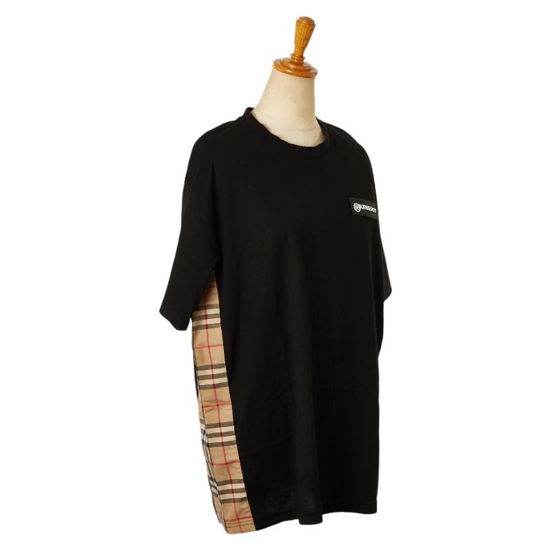 バーバリー ロゴ ノバチェック 半袖Tシャツ サイズ：S ブラック 