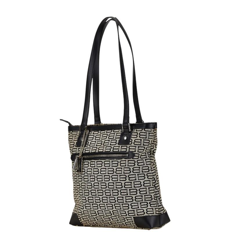 BALENCIAGA バレンシアガ BBロゴ ハンドバッグ グレー ブラック 