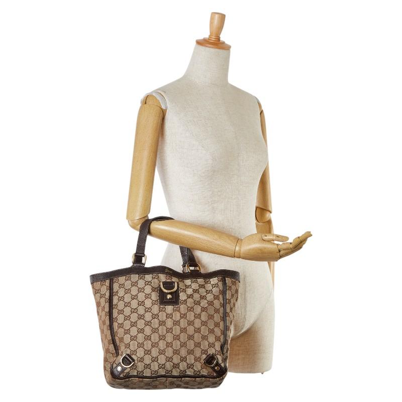 GUCCI グッチ GGキャンバス アビー ハンドバッグ トートバッグ