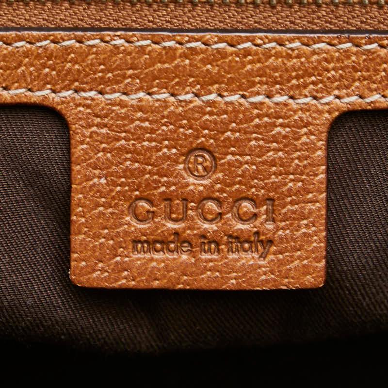 GUCCI（グッチ） GGキャンバス スタッズ ハンドバッグ 131023 ブラウン