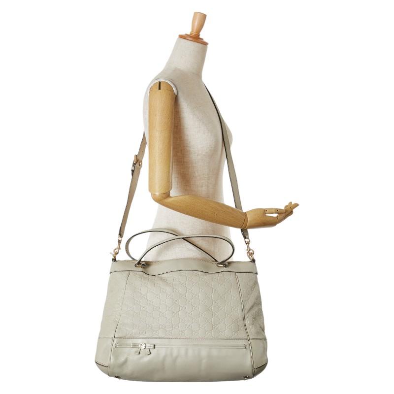GUCCI グッチ グッチシマ リボン モチーフ トートバッグ ショルダー 