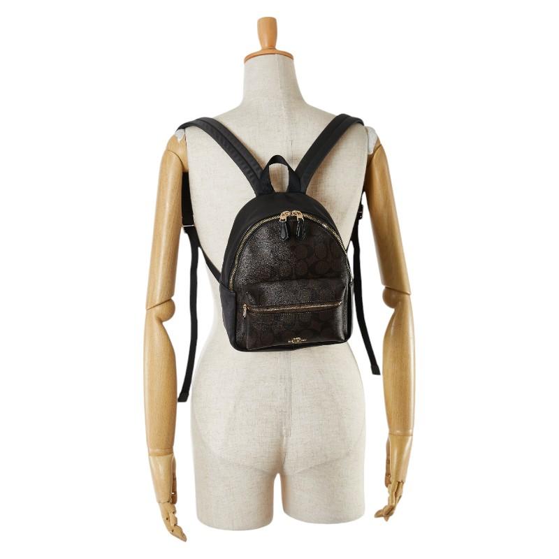 ✨COACH✨コーチ リュック シグネチャー レザー ブラウン F58315 COACH リュック シグネチャー レザー PVC ブラウン F58315 COACH