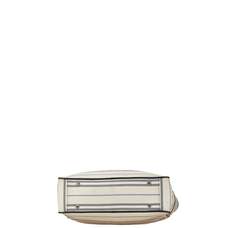 BURBERRY（バーバリー） ボーダー トートバッグ ハンドバッグ ベージュ
