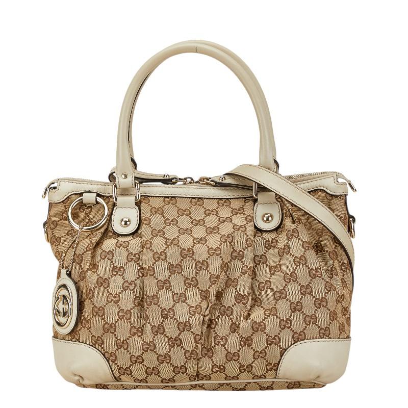 GUCCI（グッチ） GGキャンバス ハンドバッグ ショルダーバッグ 2WAY 