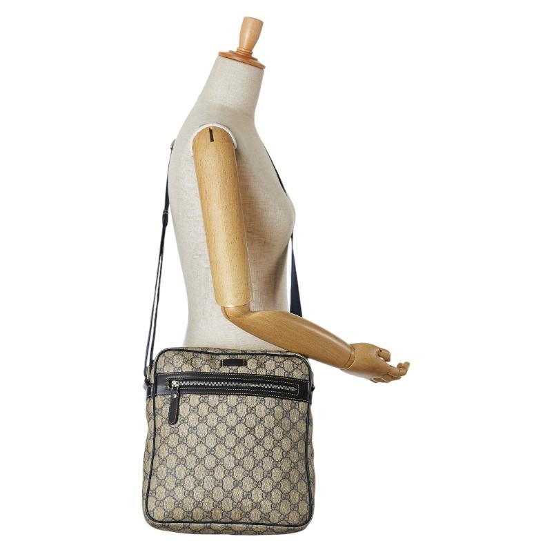 GUCCI（グッチ） GGスプリーム 斜めがけ ショルダーバッグ 201448