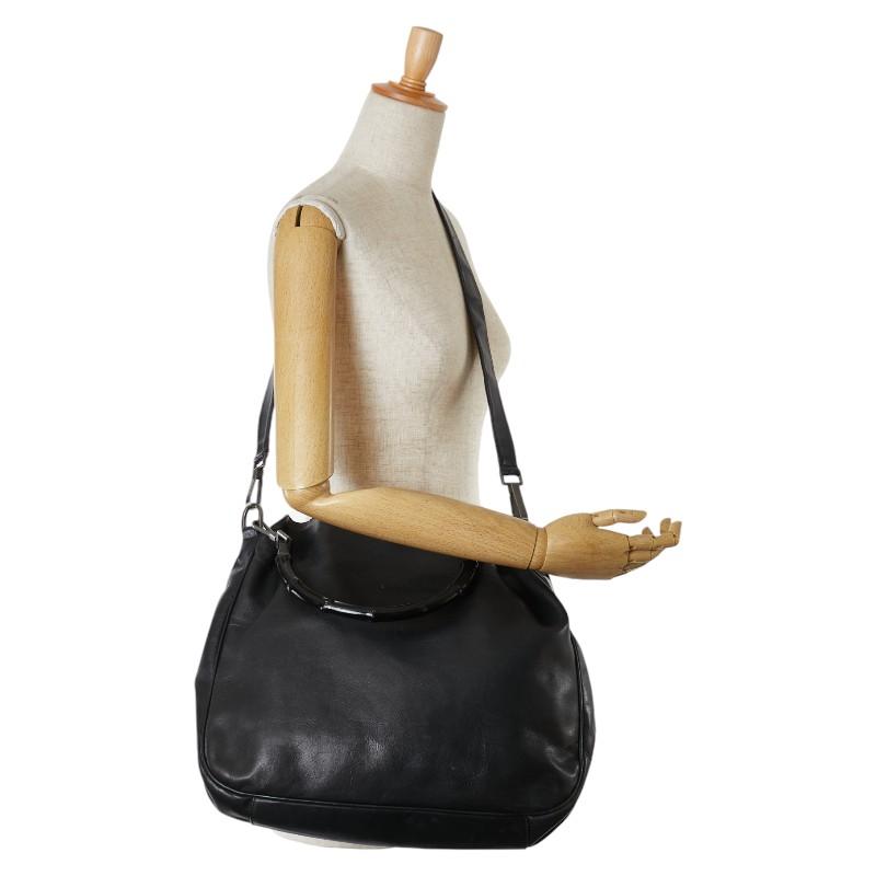GUCCI（グッチ） バンブー ハンドバッグ ショルダーバッグ 2WAY 001