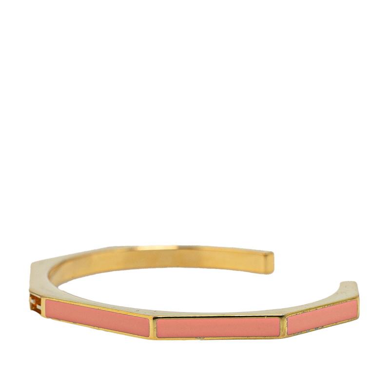 FENDI（フェンディ） バングル ブレスレット #M ゴールド ピンク 