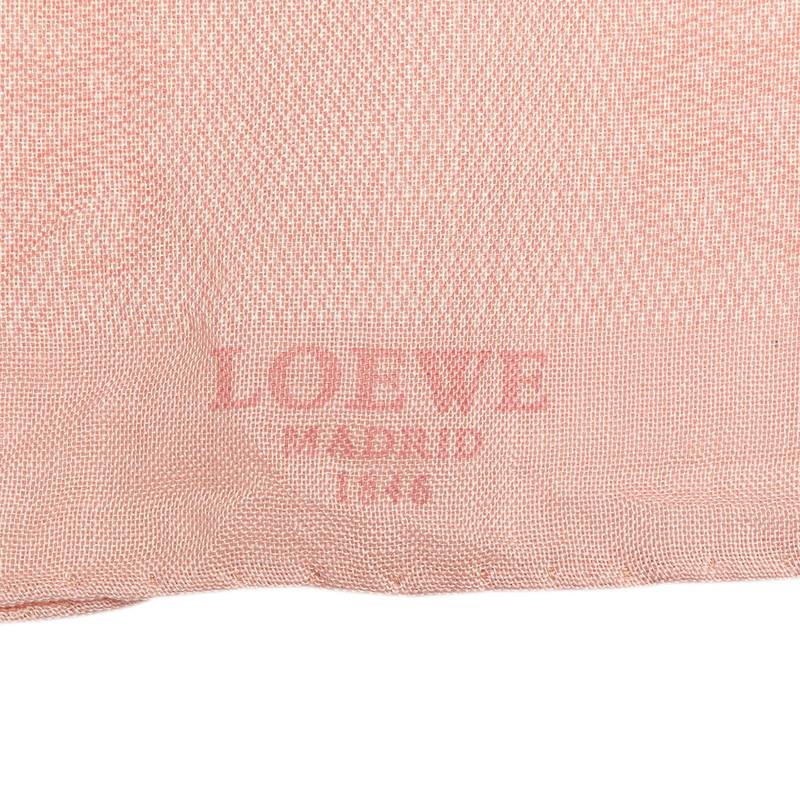 LOEWE ロエベ アナグラム ストール マフラー ピンク ウール LOEWE ロエベ アナグラム ストール マフラー ピンク ウール