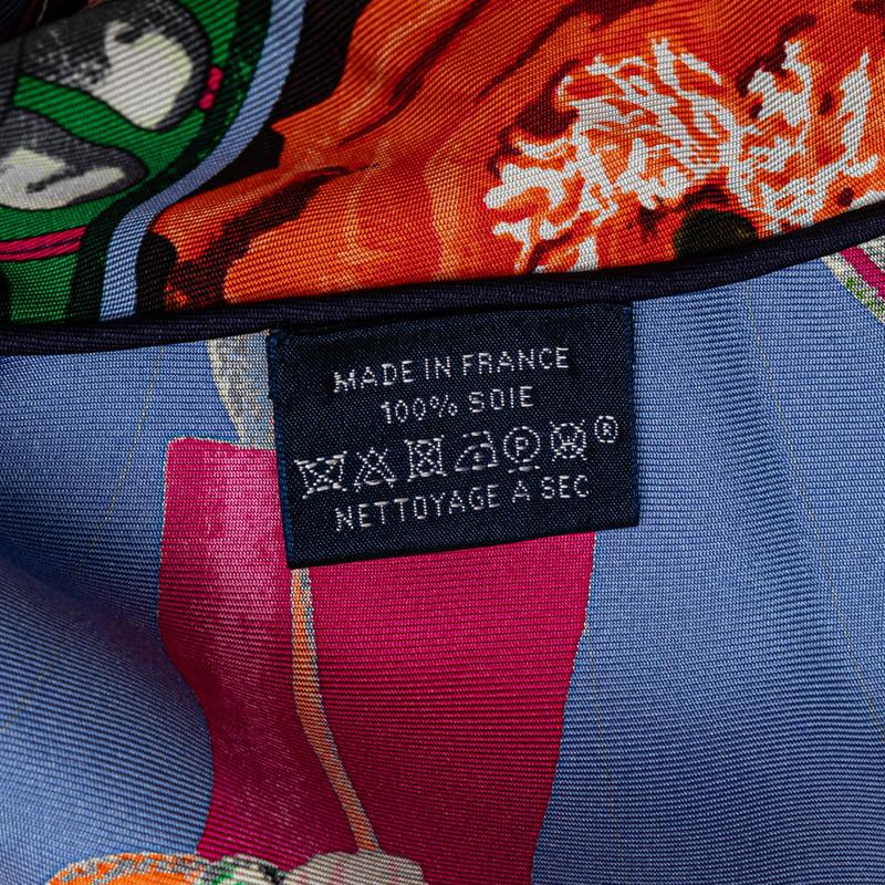 K04-k041 HERMES エルメス カチナ 民族 スカーフ柄 シルク ネクタイ ブラック/マルチカラー K04-k041 HERMES エルメス カチナ 民族 スカーフ柄 シルク ネクタイ