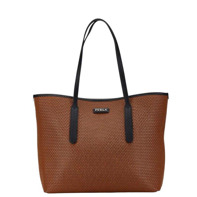 FURLA フルラ アリアナ 編み込み トートバッグ ショルダーバッグ FURLA フルラ アリアナ 編み込み トートバッグ ショルダーバッグ
