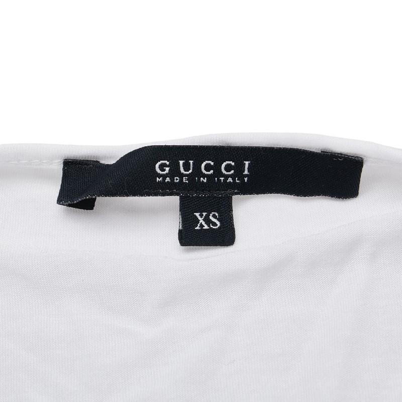 GUCCI（グッチ） リボン モチーフ 長袖カットソー ロンT XS ホワイト