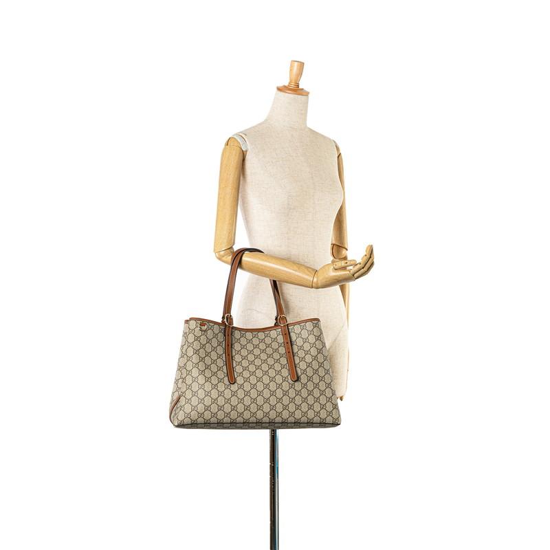 GUCCI ブラウンレザー ハンドバッグ 11720136_1.jpg