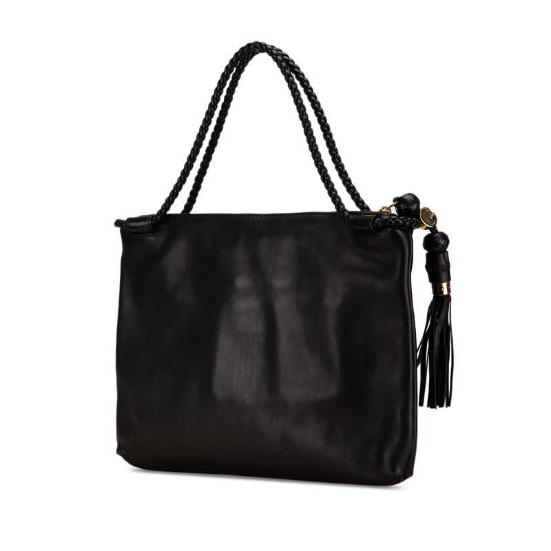 GUCCI（グッチ） ウーブンウェブ タッセル トートバッグ 263952 