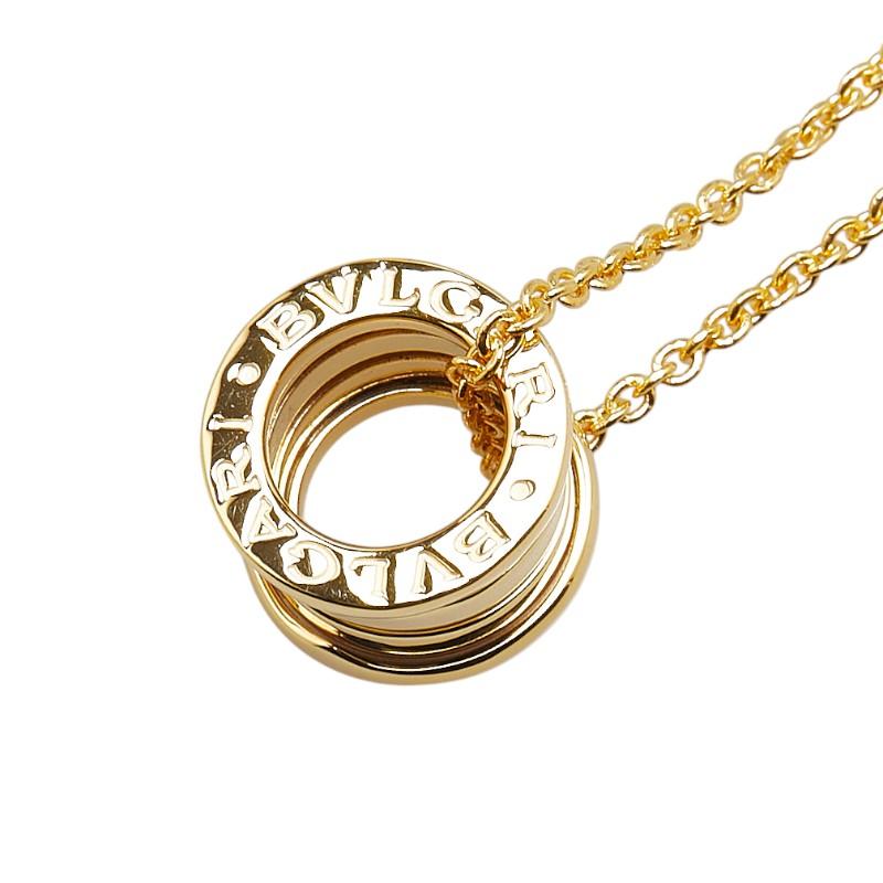 ブルガリ ビーゼロワン ネックレス k18 イエローゴールド ペンダント ビー・ゼロワン BVLGARI ブルガリ ネックレス ペンダント K18