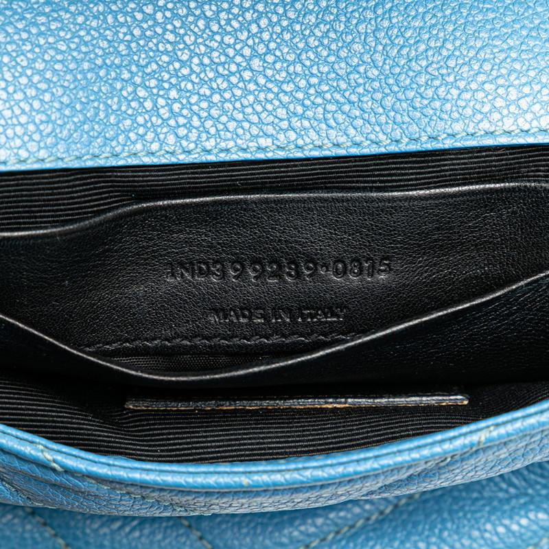 イヴ・サンローランロゴ金具スクエアショルダーバッグ イヴサンローラン ショルダーバッグ YSL ゴールド金具 ロゴ型押し
