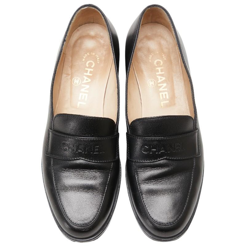 CHANEL シャネル　ローファー　シューズ　37 中古・古着通販】CHANEL (シャネル) カーフスキン ローファー