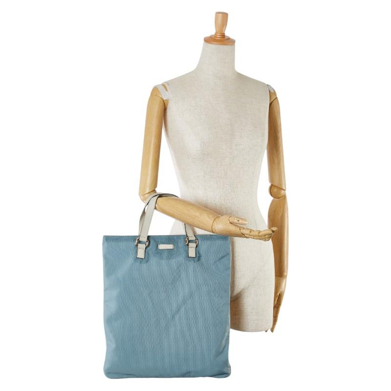 GUCCI グッチ トートバッグ ショルダーバッグ 272347 ブルー ホワイト 