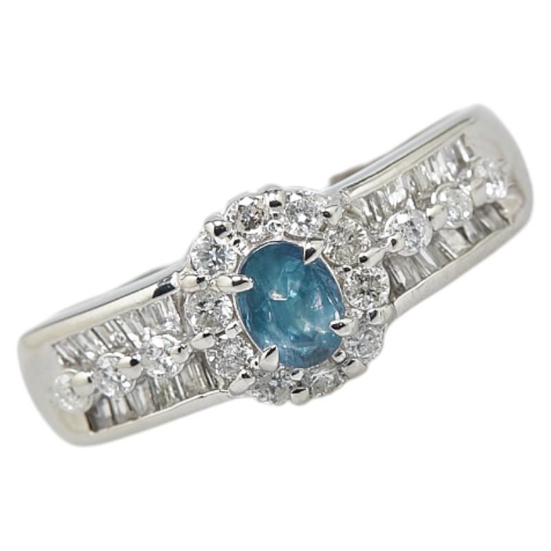 Pt900 プラチナ アレキサンドライト0.23ct ダイヤ0.44ct リング 指輪 