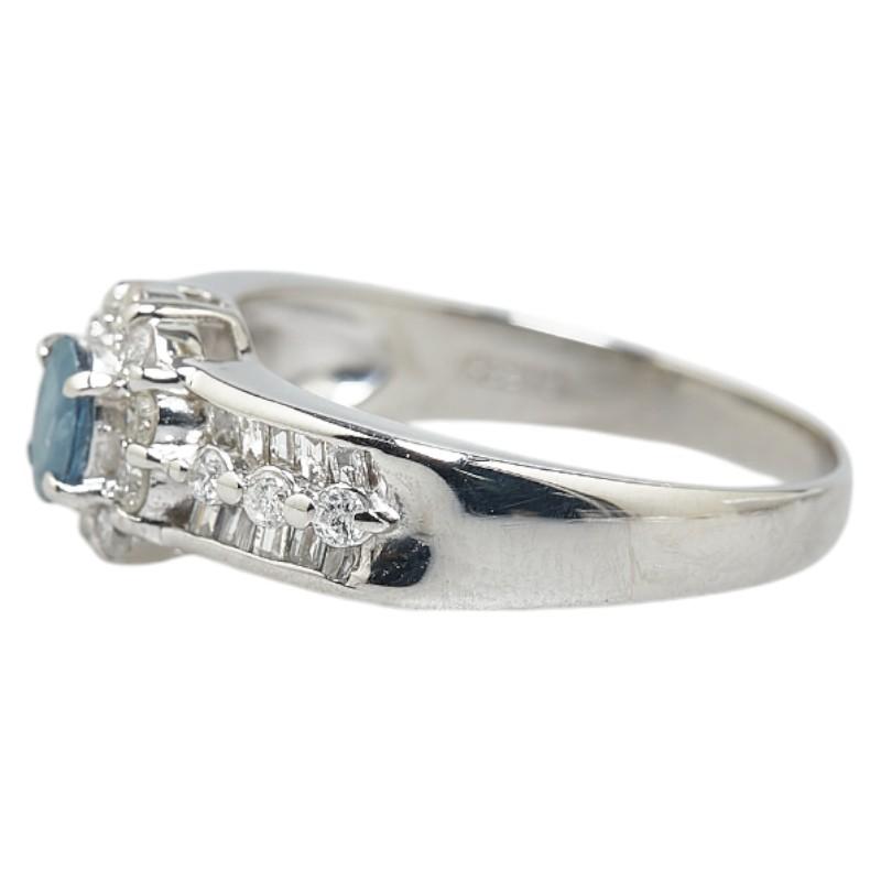 0.44ct 天然アレキサンドライトダイヤモンドプラチナリングPT900