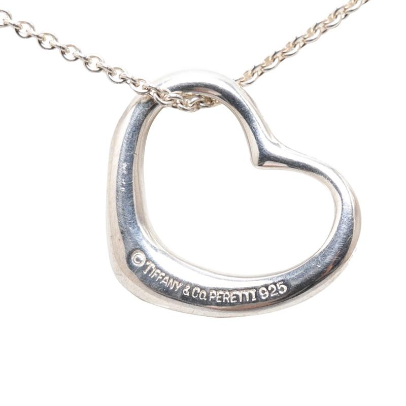 TIFFANY&Co. ティファニー オープンハート ネックレス SV925