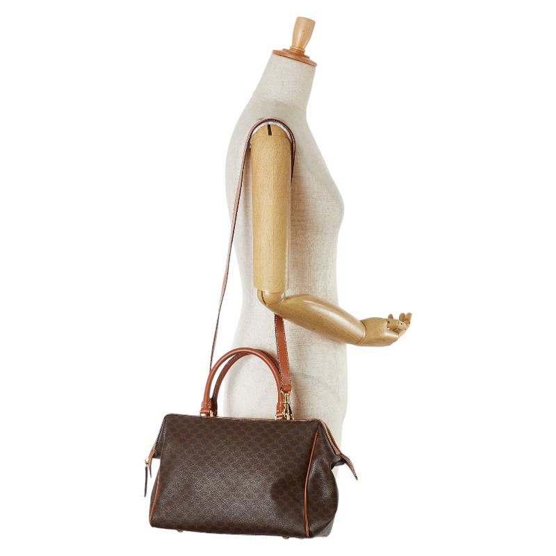CELINE（セリーヌ） マカダム ハンドバッグ ショルダーバッグ 2WAY