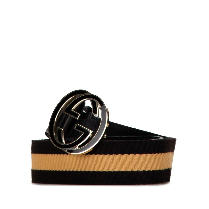 GUCCI グッチ インターロッキングG ベルト 114876 ブラック