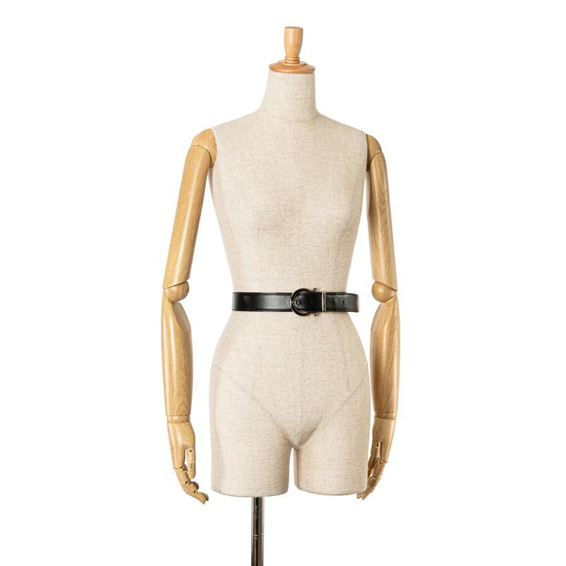 サルヴァトーレフェラガモ ガンチーニ バックル ベルト ブラック