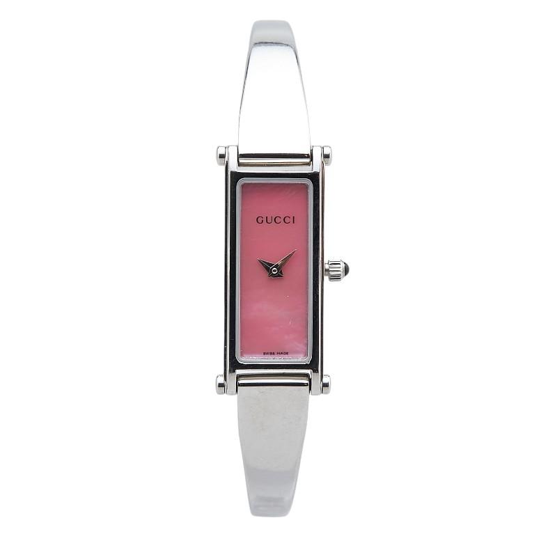 GUCCI グッチ レディース 腕時計 ピンク文字盤 クオーツ1500L GUCCI（グッチ） 腕時計 1500L クオーツ ピンク文字盤 ステンレス