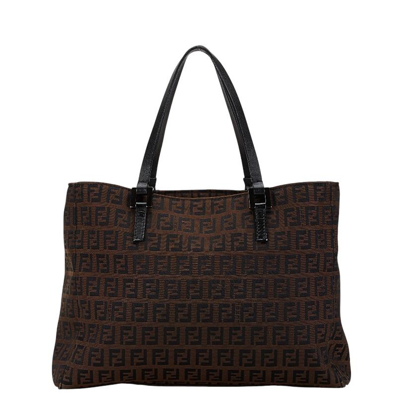 Fendi ブラックキャンバスバッグ Fendi ブラック キャンバス バッグ