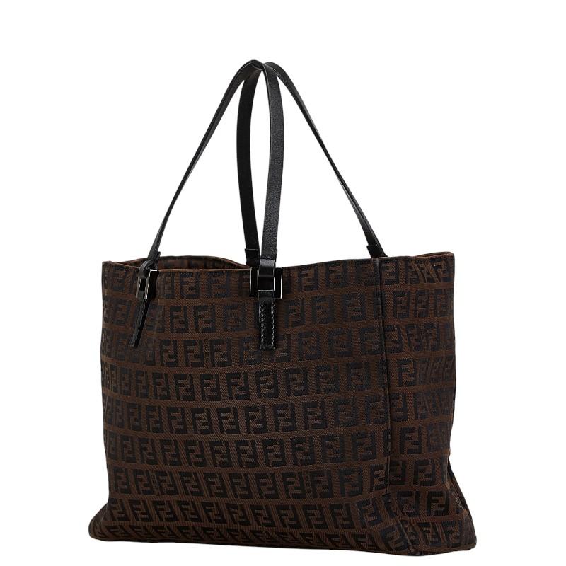 FENDI（フェンディ） ズッカ ハンドバッグ トートバッグ 8BH018