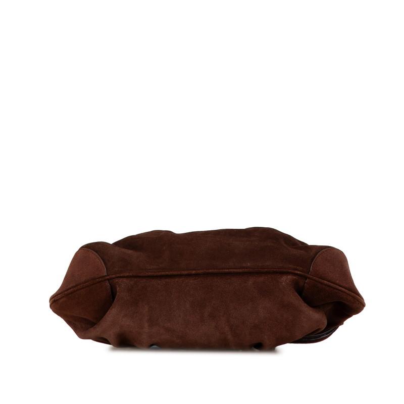 サルヴァトーレフェラガモ ショルダーバッグ ガンチーニスエード