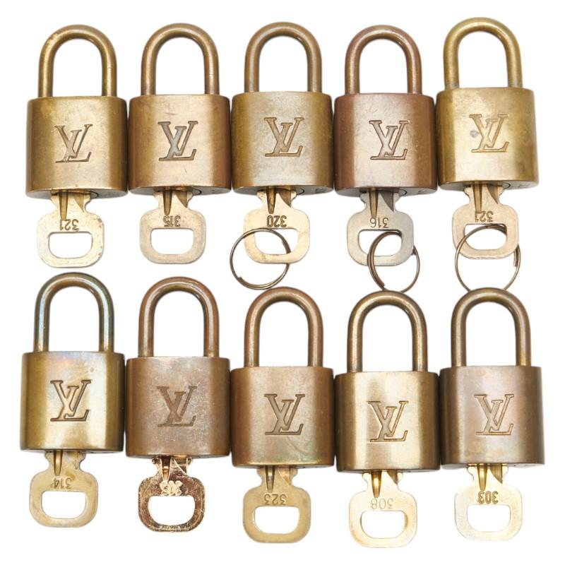 LOUIS VUITTON ルイ ヴィトン パドロック 南京錠 10点セット LOUIS VUITTON ルイ ヴィトン パドロック 南京錠 10点セット