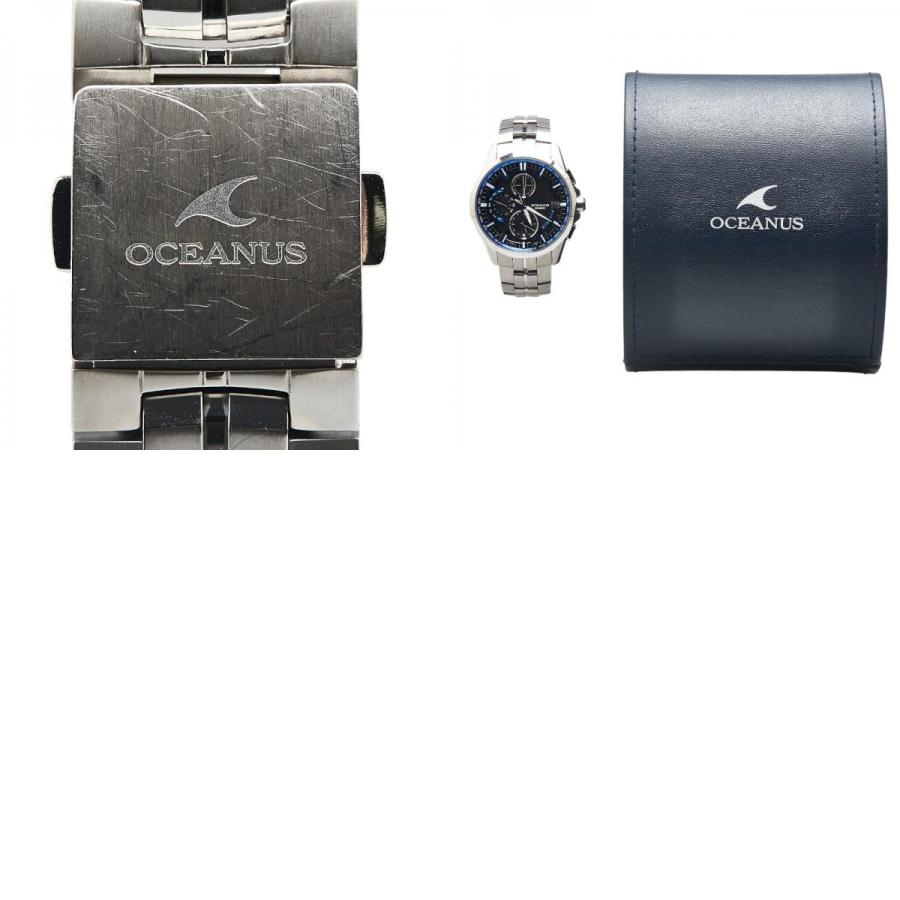 CASIO オシアナス　マンタ　s3000 チタン　腕時計 オシアナス マンタ]OCW-S3000P-2AJF レビュー