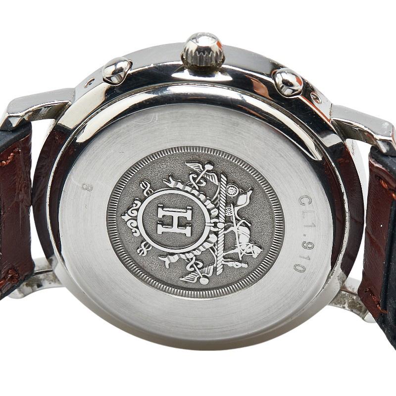 HERMES（エルメス） クリッパー クロノ 腕時計 CL1.910 クオーツ