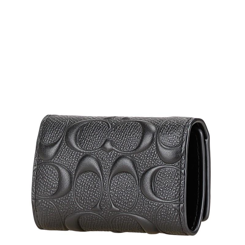 COACH コーチ シグネチャー キーケース 5連 F76986 ブラック