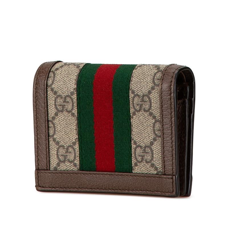 GUCCI グッチ GGスプリーム オフィディア 二つ折り財布 523155  