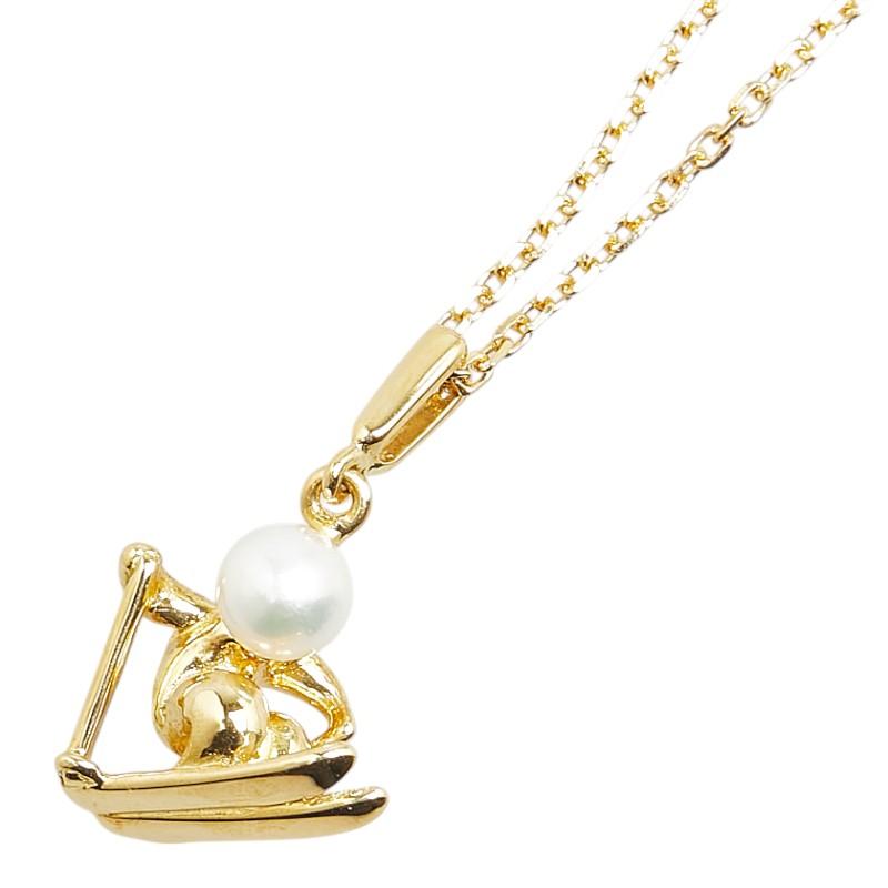 MIKIMOTO ミキモト K18YG イエローゴールド アコヤパール4.5mm MIKIMOTO ミキモト K18YG イエローゴールド アコヤパール4.5mm