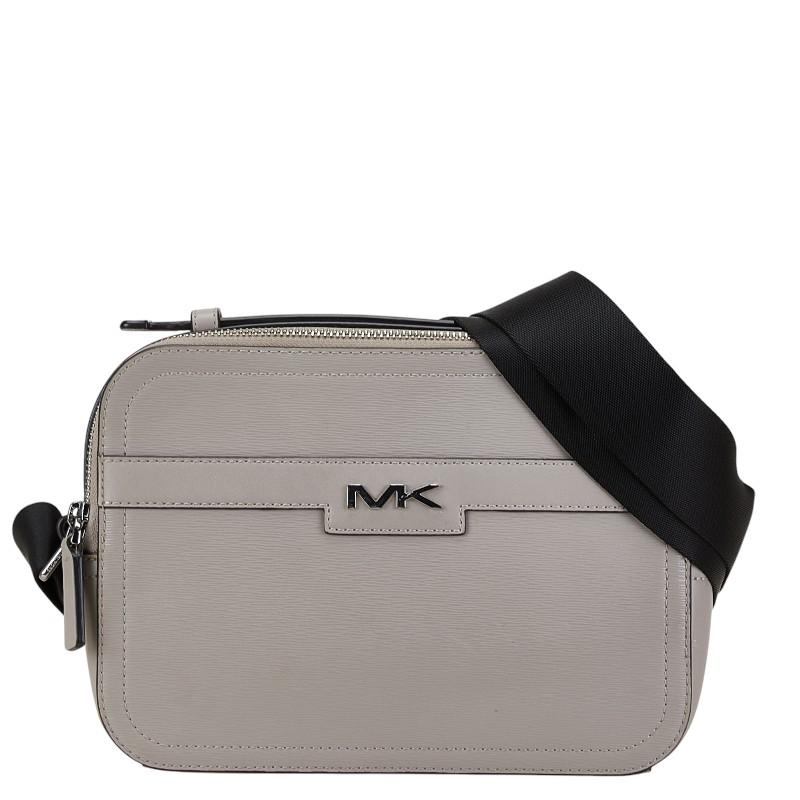 MICHAEL KORS MKロゴ ハンドバッグ ベージュ/グレー　ショルダー付 MICHAEL KORS マイケルコース COOPER EW マップバッグ